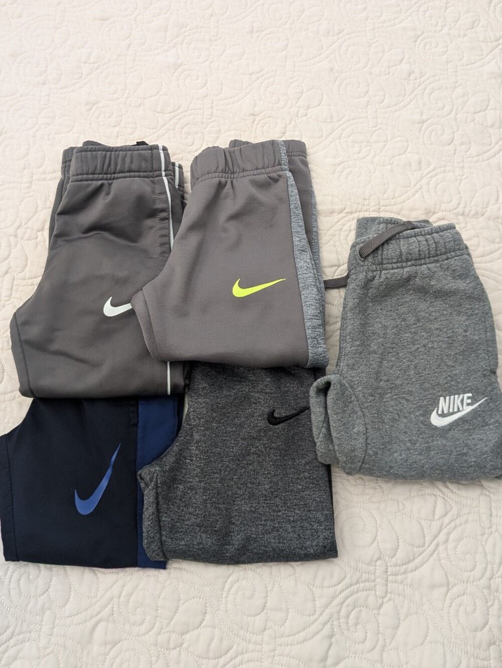 Nike Toddler Boy Sweatpants Bundle | 5 Pairs | Size 3-4T